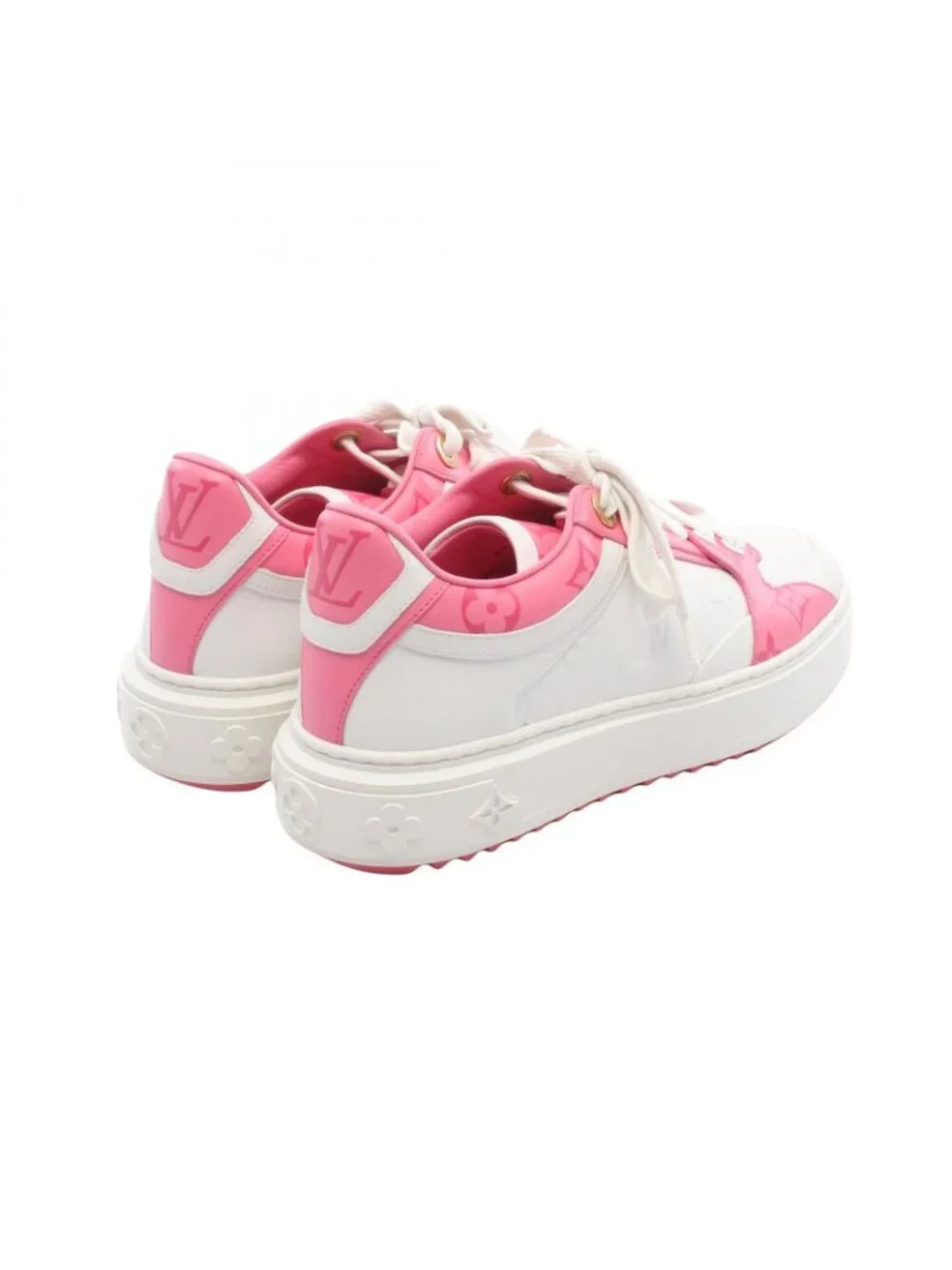 Louis Vuitton Sneakers Time Out Line Monogram Leather